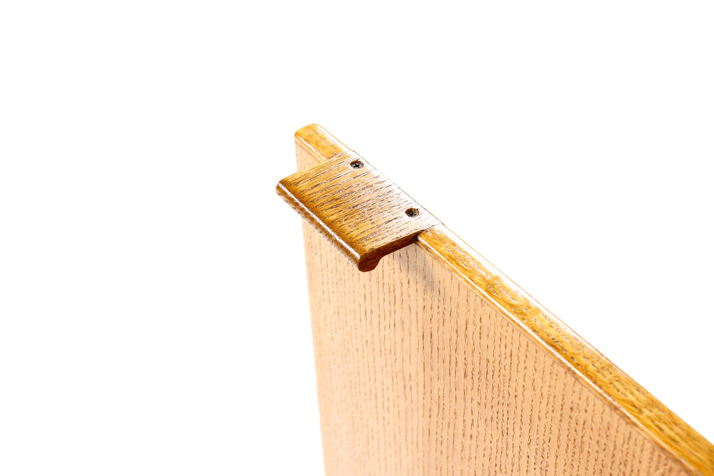 #2208 — Vintage Mid Century 70’s Chunky White Oak Credenza / Sideboard — Glenn of California