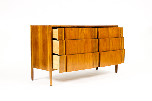 2147 — Danish Modern / Mid Century Walnut Low Dresser