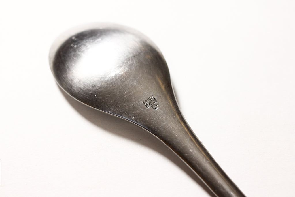 #1859 — Vintage Danish Modern / Mid Century Dansk Odin Flatware by Jens Quistgaard — Germany — Soup Spoon