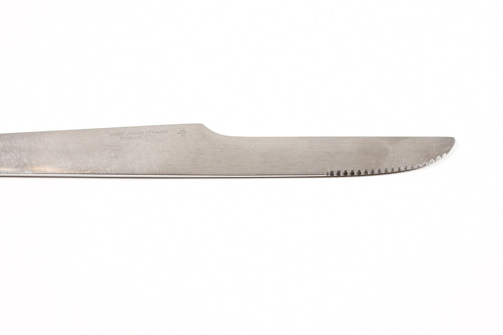 #2023 — Vintage Danish Modern / Mid Century Arne Jacobsen Flatware — Georg Jensen — Dinner Knife