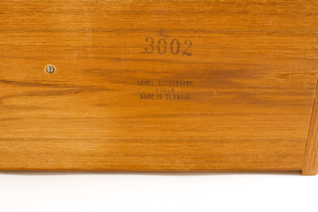 #2239 — Danish Modern / Mid Century Teak Wall Mounted Console — Askel Kjersgaard for Odder