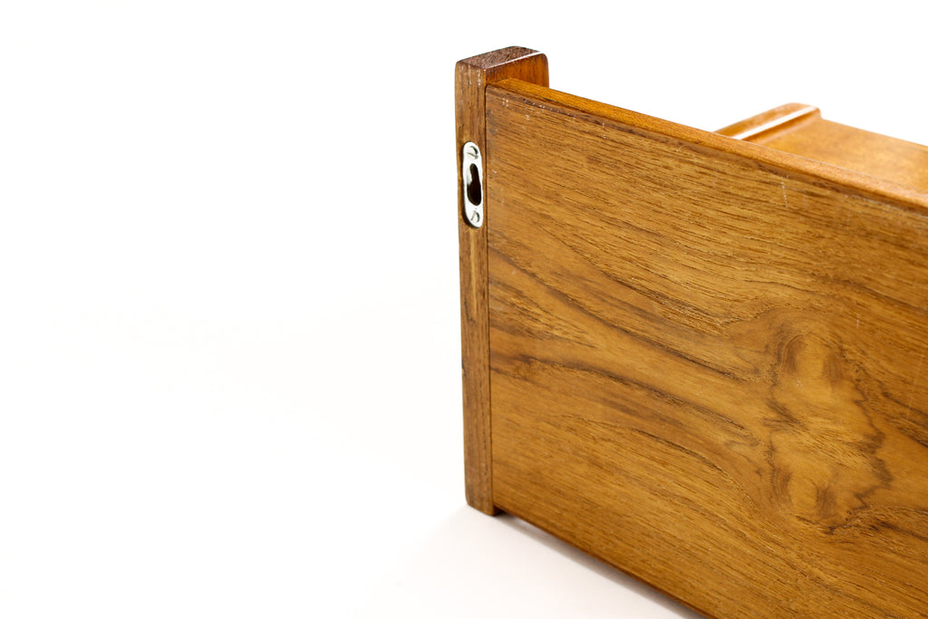 #2239 — Danish Modern / Mid Century Teak Wall Mounted Console — Askel Kjersgaard for Odder