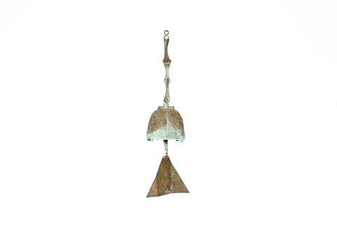 #2122 — Mid Century / Vintage Wind Bell by Paolo Soleri — Cast Bronze — Arcosanti