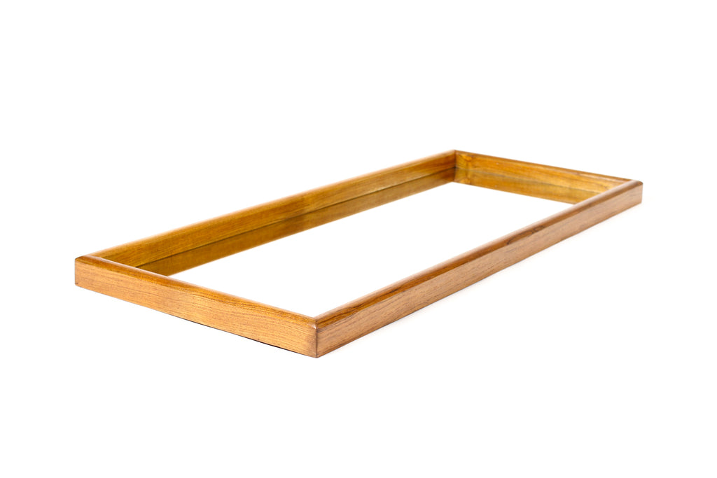 #2216 — Danish Modern / Mid Century Teak Framed Rectangular Mirror — Askel Kjersgaard for Odder