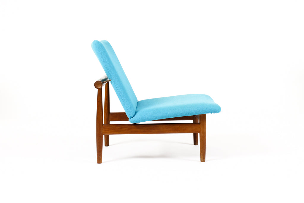 #2096 – Danish Modern / Mid Century Teak ‘Japan’ Lounge Chairs – Finn Juhl for France + Son — Pair — Restoration Included