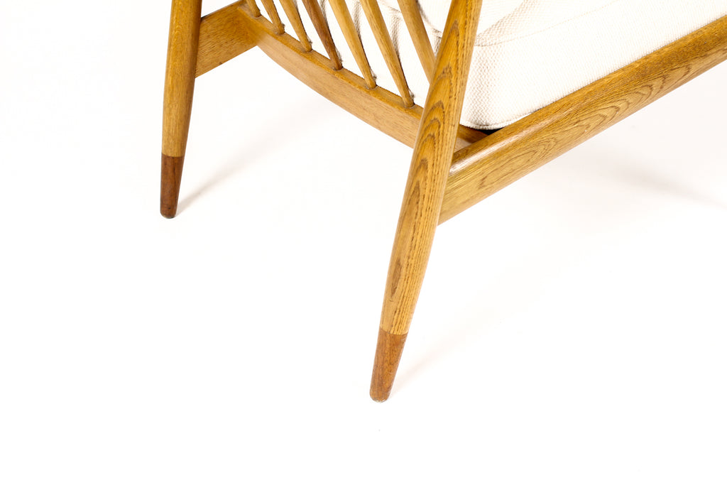 #2002 — Danish Modern / Mid Century Oak FD-146 Easy Chair — Peter Hvidt + Orla Mølgaard-Nielsen