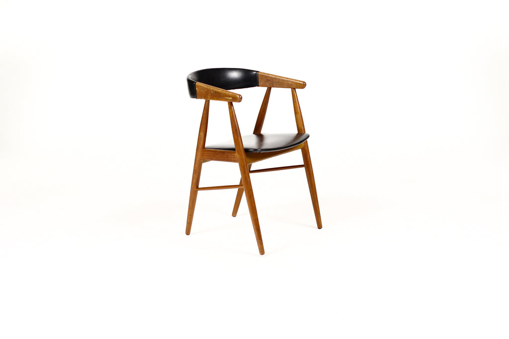 #1739 – Danish Modern / Mid Century Teak Dining Chairs – Aksel Bender Madsen – Set of 6 – Restoration / Upholstery Included