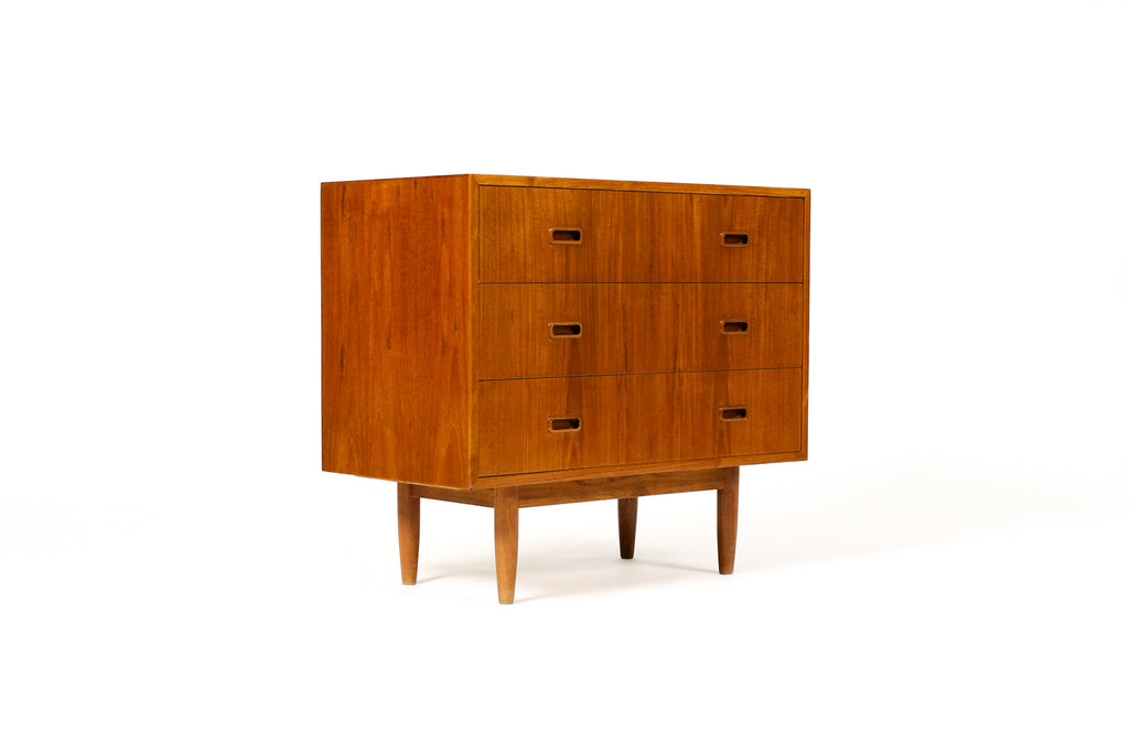 #1971 — Danish Modern / Mid Century Teak Chest / Dresser — 3 drawers — A.H. Olsen — Mogens Kold