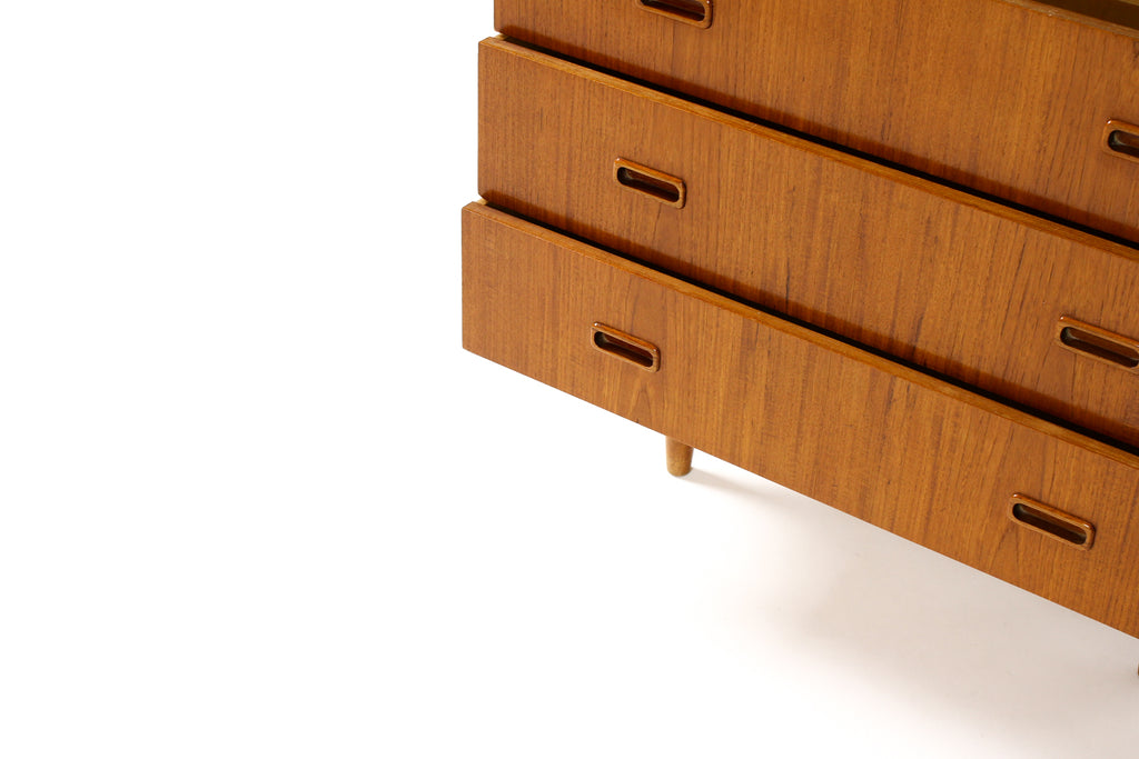 #1971 — Danish Modern / Mid Century Teak Chest / Dresser — 3 drawers — A.H. Olsen — Mogens Kold
