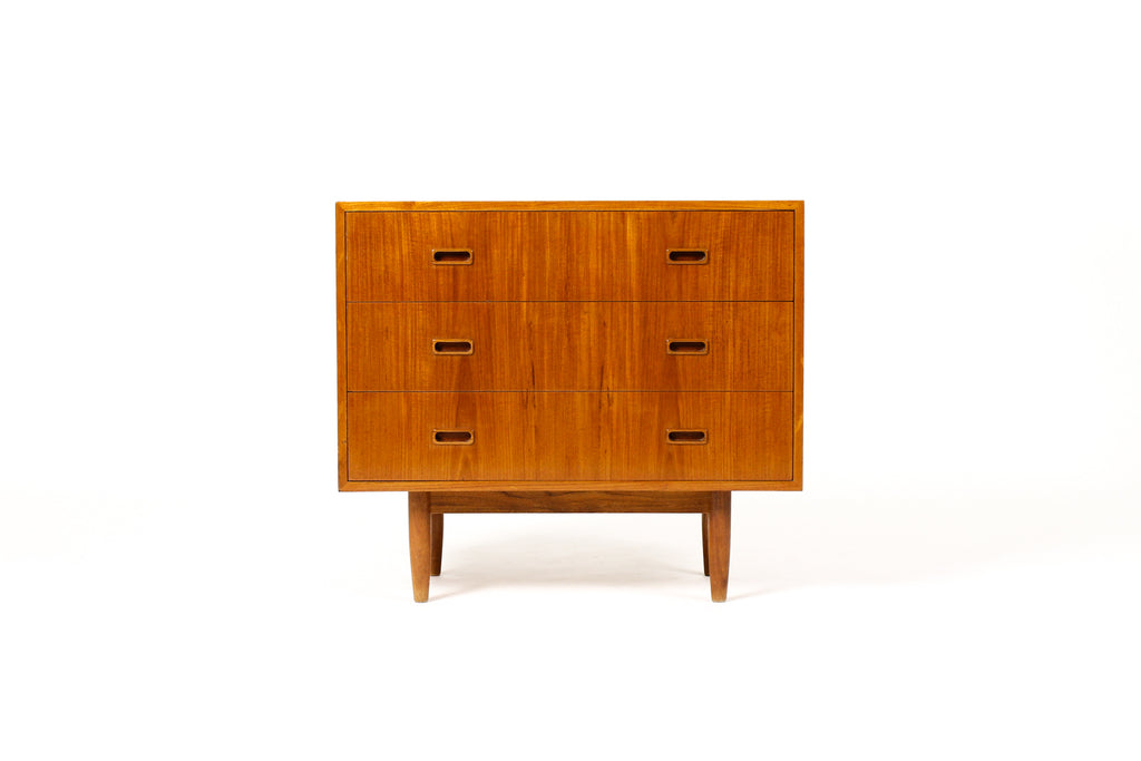 #1971 — Danish Modern / Mid Century Teak Chest / Dresser — 3 drawers — A.H. Olsen — Mogens Kold