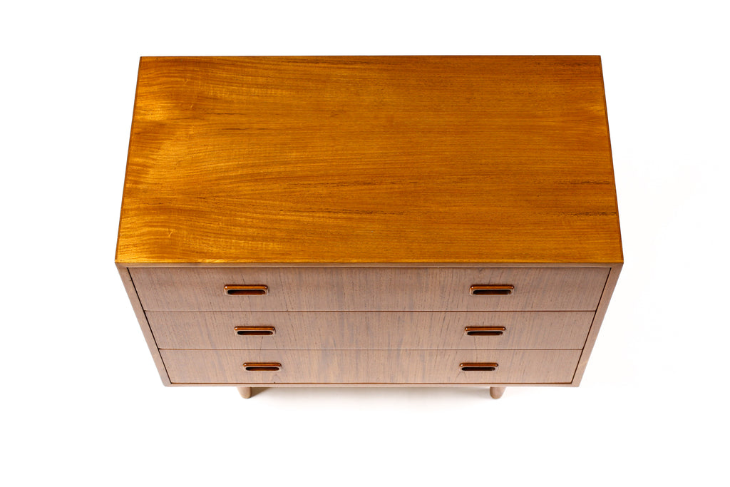 #1971 — Danish Modern / Mid Century Teak Chest / Dresser — 3 drawers — A.H. Olsen — Mogens Kold