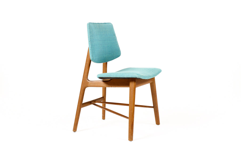 #2084 – Danish Modern / Mid Century Teak Dining Chairs – Louis Van Teeffelen for Webe – Set of 6 – Restoration Included