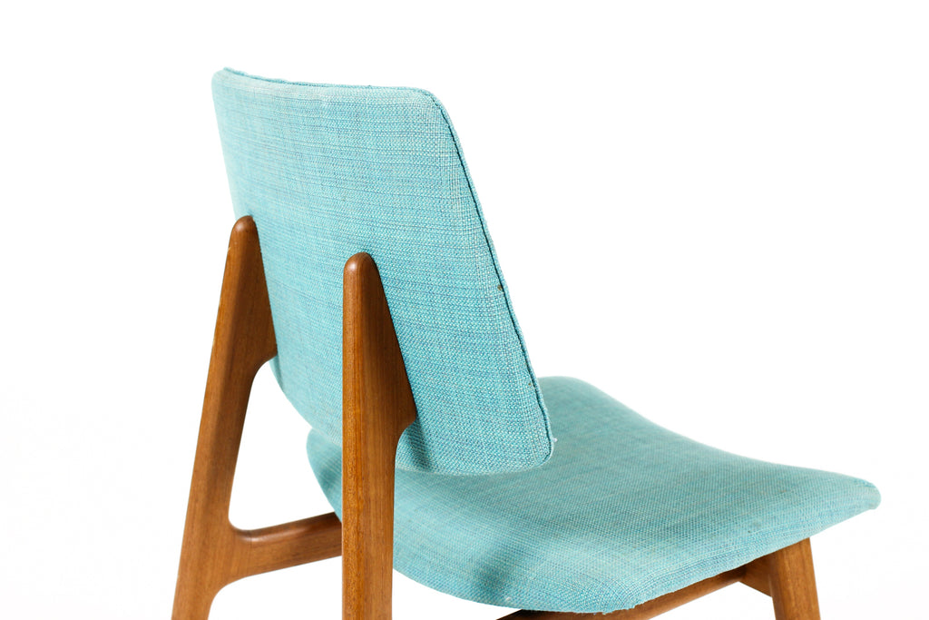 #2084 – Danish Modern / Mid Century Teak Dining Chairs – Louis Van Teeffelen for Webe – Set of 6 – Restoration Included