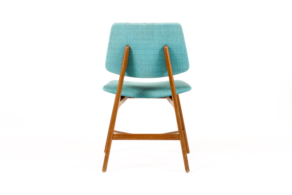#2084 – Danish Modern / Mid Century Teak Dining Chairs – Louis Van Teeffelen for Webe – Set of 6 – Restoration Included