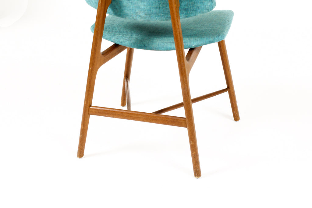 #2084 – Danish Modern / Mid Century Teak Dining Chairs – Louis Van Teeffelen for Webe – Set of 6 – Restoration Included