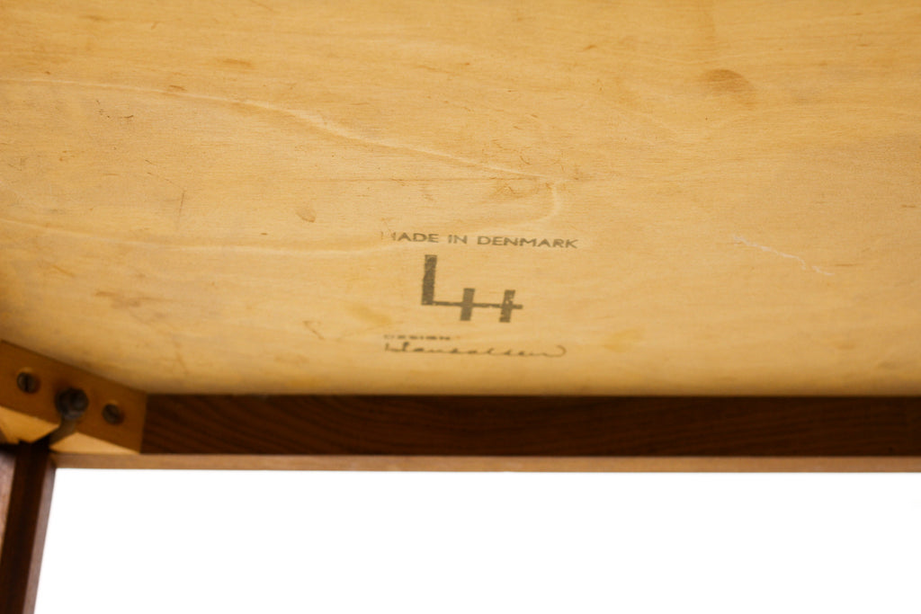 #2056 — Danish Modern / Mid Century Square Teak Square Side Table — Hans Olsen — A