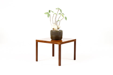 #2055 — Danish Modern / Mid Century Square Teak Square Side Table — Hans Olsen — B