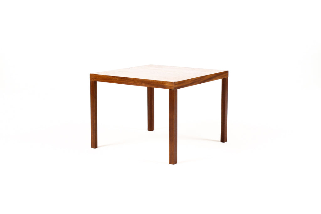 #2055 — Danish Modern / Mid Century Square Teak Square Side Table — Hans Olsen — B