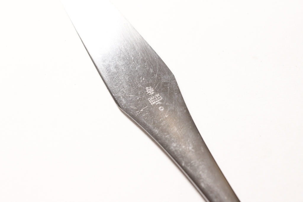 #1858 — Vintage Danish Modern / Mid Century Dansk Odin Flatware by Jens Quistgaard — Germany — Dinner Knife