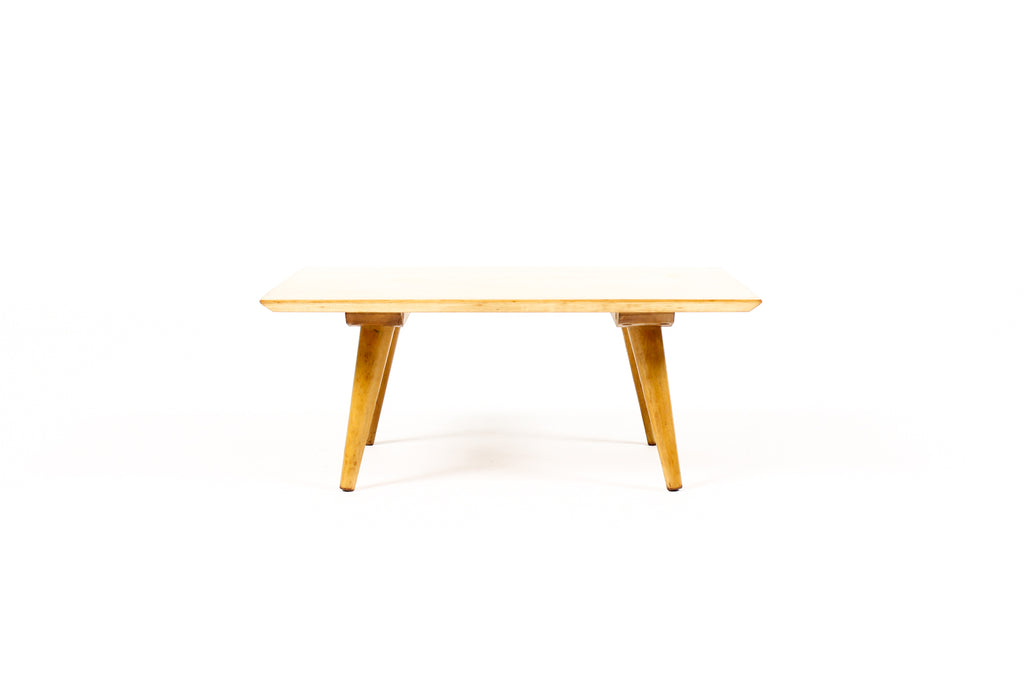 #2057 — Mid Century Vintage Paul McCobb Planner Group Maple Low Side Table — Winchendon