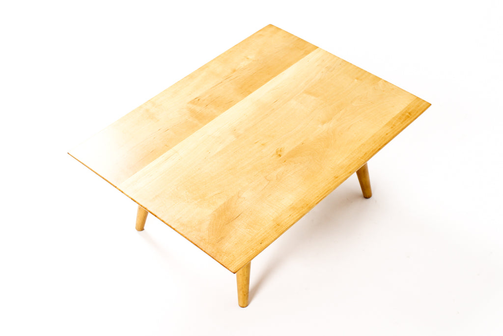 #2057 — Mid Century Vintage Paul McCobb Planner Group Maple Low Side Table — Winchendon