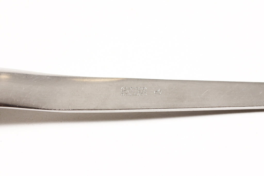 #2033 — Vintage Danish Modern / Mid Century Arne Jacobsen Flatware — Anton Michelsen — Dinner Fork
