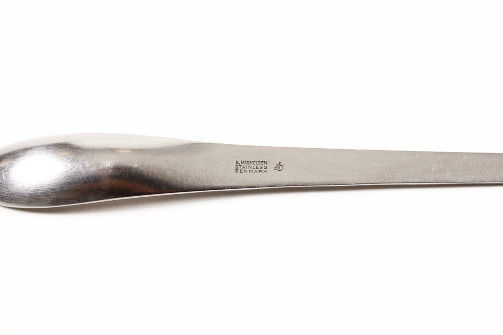 #2028 — Vintage Danish Modern / Mid Century Arne Jacobsen Flatware — Anton Michelsen — Teaspoon